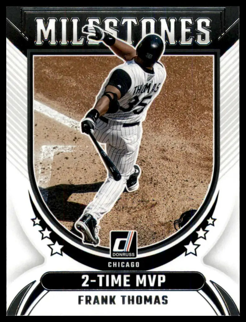 2024 Donruss - Milestones Frank Thomas 12 Chicago White Sox NM - Baseball Card Single