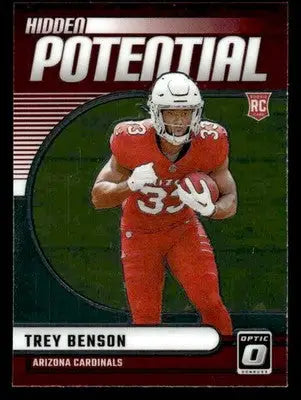 2024 Donruss Optic #10 Trey Benson Hidden Potential - Football Card Single
