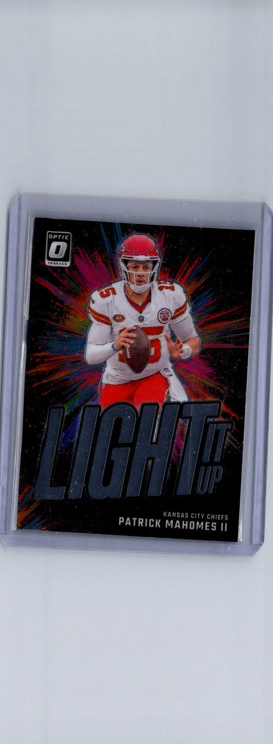 2024 Donruss Optic #11 Patrick Mahomes II Light It Up - Football Card Single