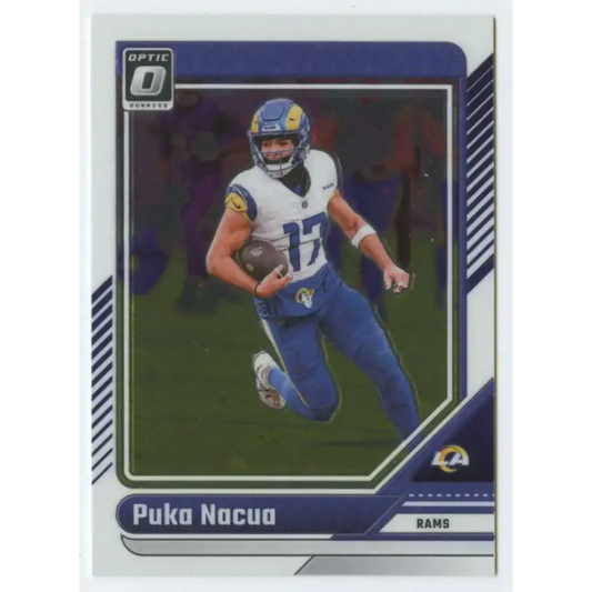2024 Donruss Optic #115 Puka Nacua NM-MT Los Angeles Rams Football Card - Football Card Single