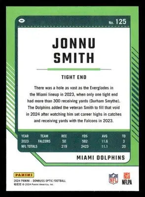 2024 Donruss Optic #125 Jonnu Smith - Football Card Single