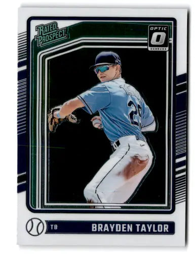 2024 Donruss Optic #171 Brayden Taylor NM Near Mint RC Rookie Rays Rate ID:74350 - Baseball Card Single