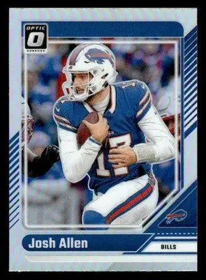 2024 Donruss Optic #19 Josh Allen Holo - Football Card Single