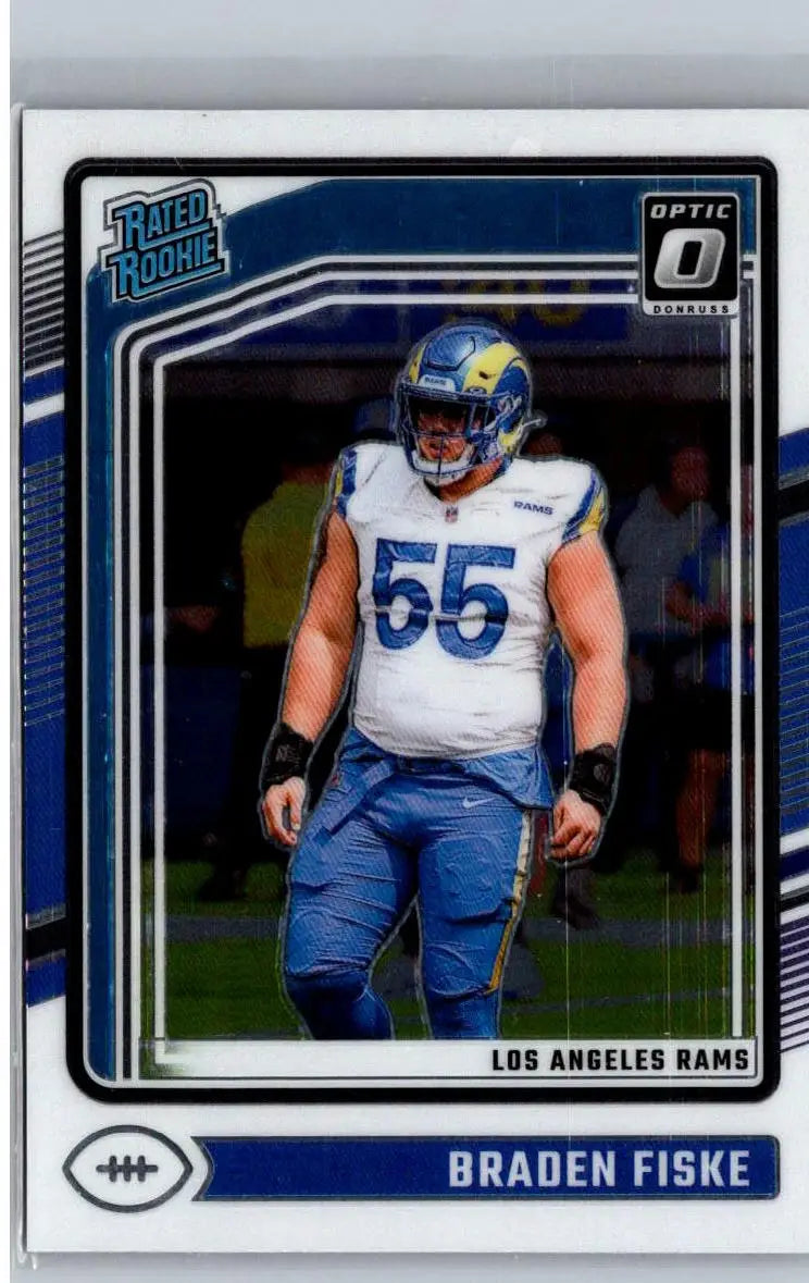 2024 Donruss Optic #210 Braden Fiske - Football Card Single