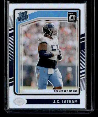 2024 Donruss Optic #234 J.C. Latham Holo - Football Card Single