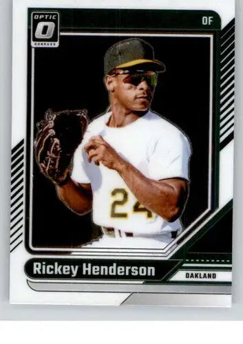 2024 Donruss Optic #25 Rickey Henderson NM-MT ID:74347 - Baseball Card Single