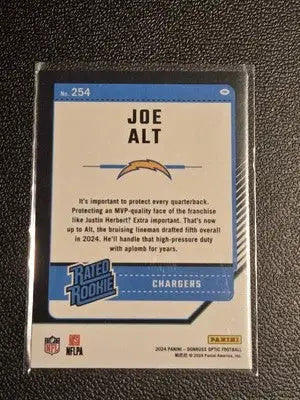 2024 Donruss Optic #254 Joe Alt - Football Card Single