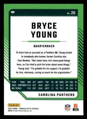 2024 Donruss Optic #26 Bryce Young