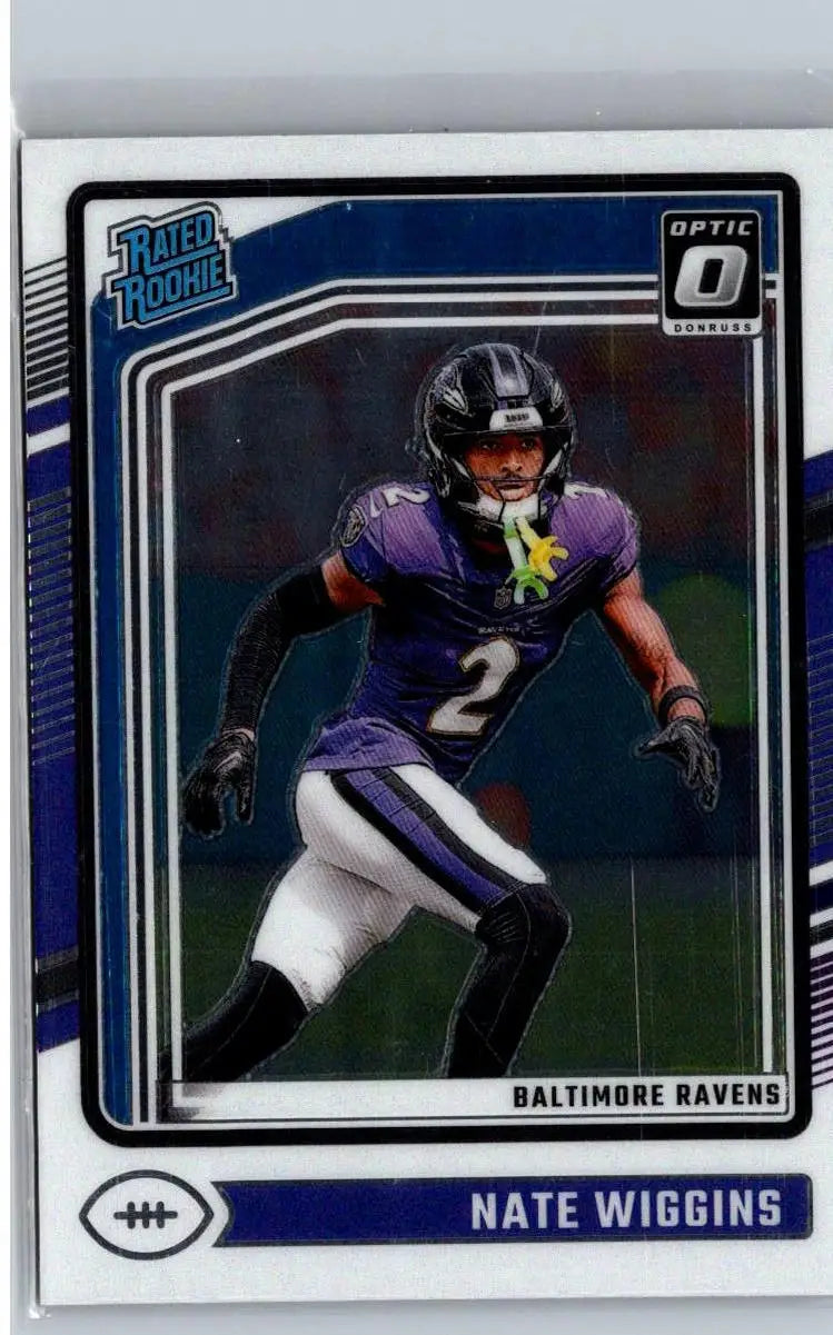 2024 Donruss Optic #281 Nate Wiggins - Football Card Single