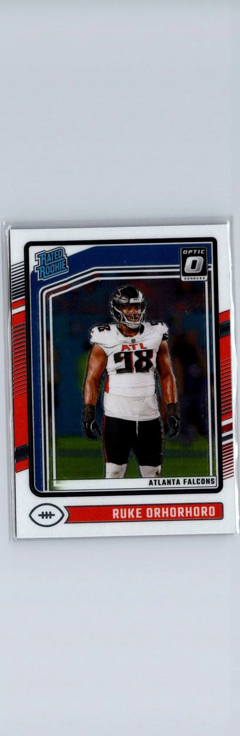 2024 Donruss Optic Ruke Orhorhoro football card front view