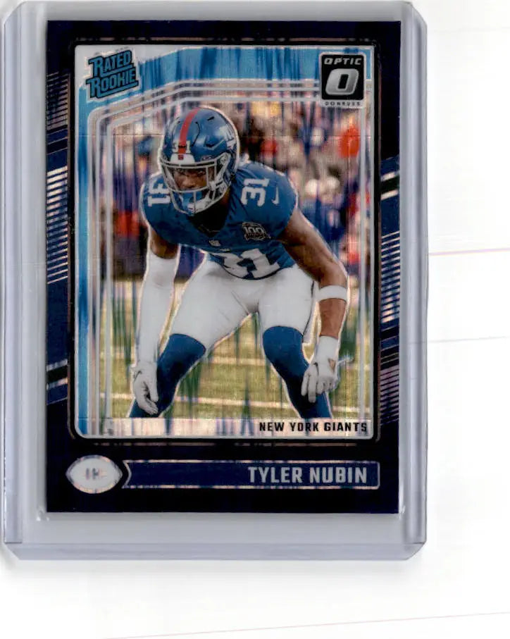 2024 Donruss Optic #296 Tyler Nubin Purple Shock - Football Card Single
