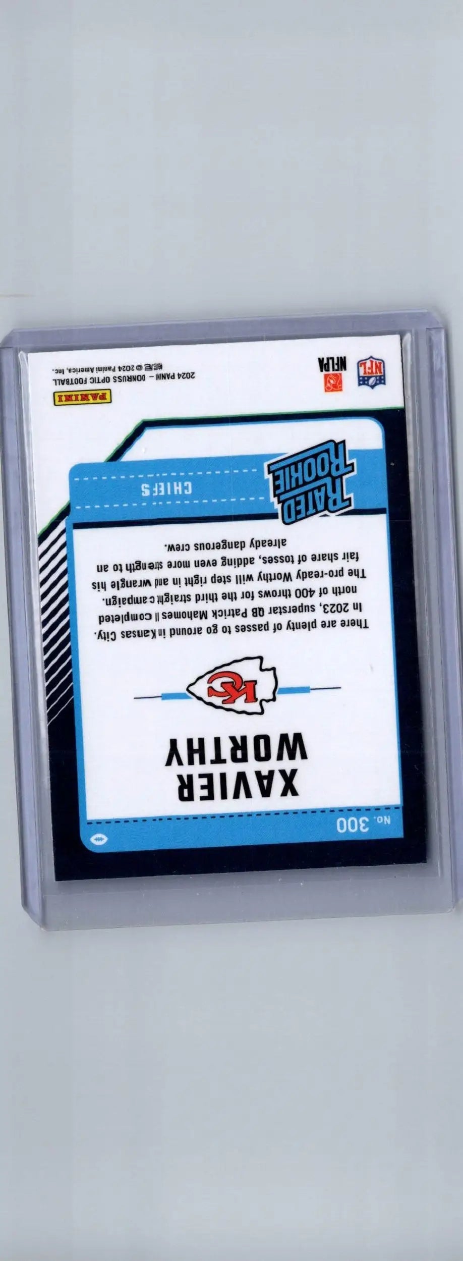 2024 Donruss Optic #300 Xavier Worthy - Football Card Single