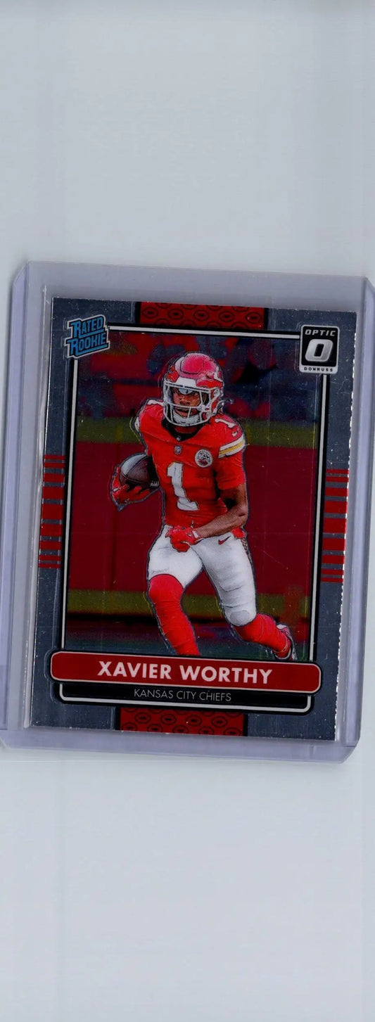 2024 Donruss Optic #8 Xavier Worthy 2014 Retro Series - Football Card Single