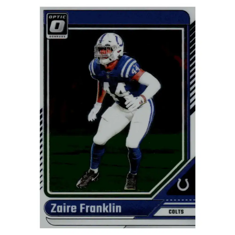 2024 Donruss Optic #87 Zaire Franklin NM-MT Indianapolis Colts Football Card - Football Card Single