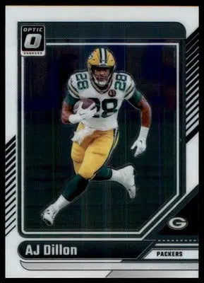 2024 Donruss Optic AJ Dillon 71 Green Bay Packers