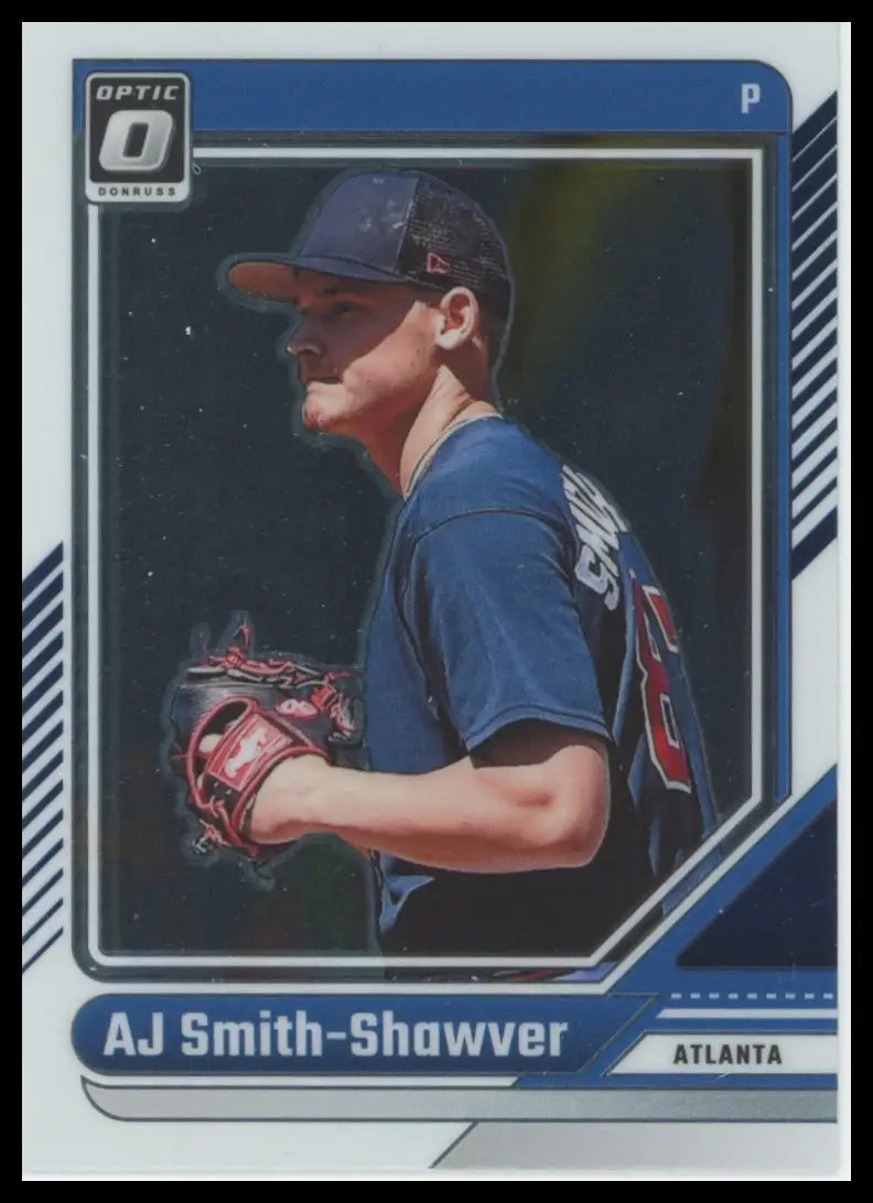 2024 Donruss - Optic AJ Smith-Shawver 68 Atlanta Braves Baseball NM - Baseball Card Single
