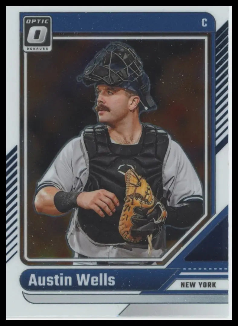 2024 Donruss - Optic Austin Wells 59 New York Yankees Baseball NM - Baseball Card Single