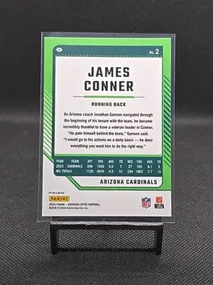 2024 Donruss Optic Blue Stars #2 James Conner Arizona Cardinals - Football Card Single
