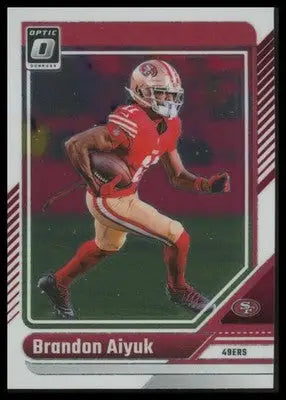 2024 Donruss Optic Brandon Aiyuk 173 San Francisco 49ers