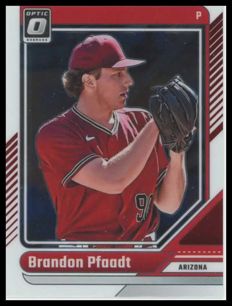 2024 Donruss - Optic Brandon Pfaadt 55 Arizona Diamondbacks Baseball NM - Baseball Card Single