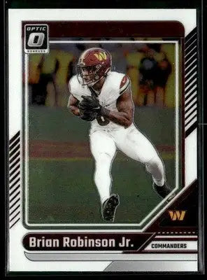 2024 Donruss Optic Brian Robinson Jr. #195 Washington Commanders - Football Card Single