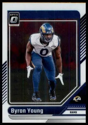 2024 Donruss Optic Byron Young 119 Los Angeles Rams
