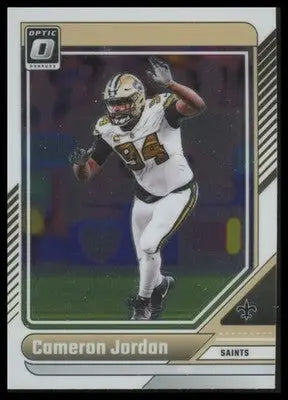 2024 Donruss Optic Cameron Jordan 144 New Orleans Saints