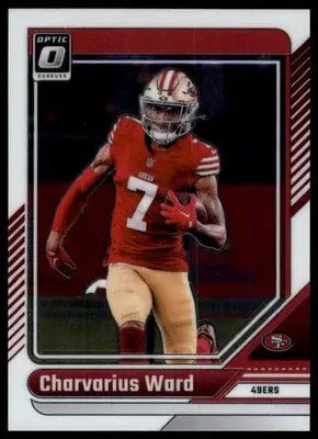 2024 Donruss Optic Charvarius Ward 176 San Francisco 49ers