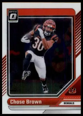 2024 Donruss Optic Chase Brown 41 Cincinnati Bengals