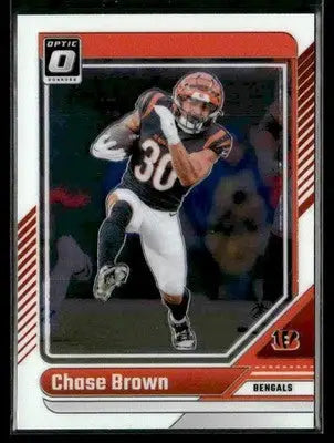 2024 Donruss Optic Chase Brown #41 Cincinnati Bengals - Football Card Single