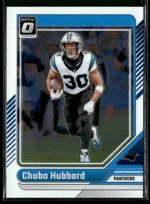 2024 Donruss Optic Chuba Hubbard #28 Carolina Panthers - Football Card Single