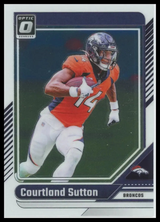 2024 Donruss Optic Courtland Sutton 59 Denver Broncos - Football Card Single