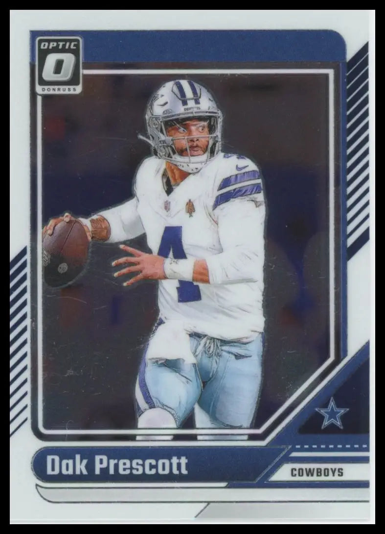 2024 Donruss Optic Dak Prescott 50 Dallas Cowboys - Football Card Single