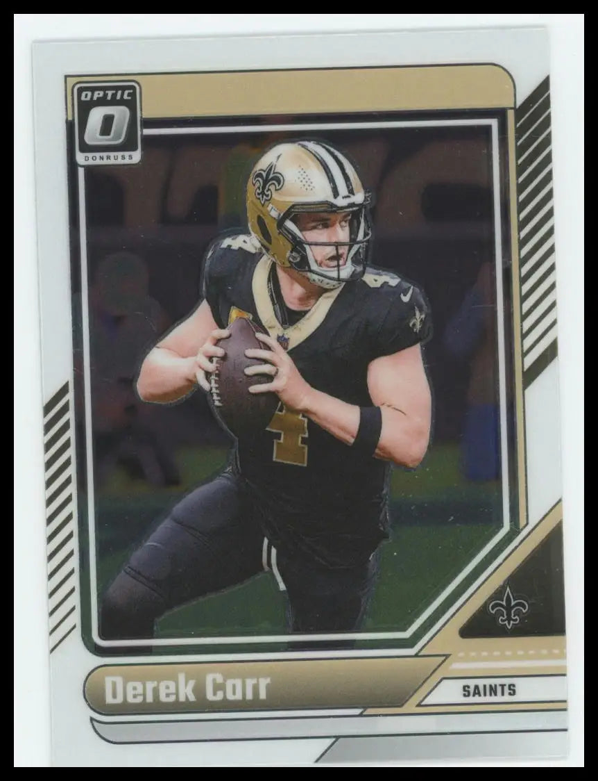 2024 Donruss Optic Derek Carr 139 New Orleans Saints - Football Card Single