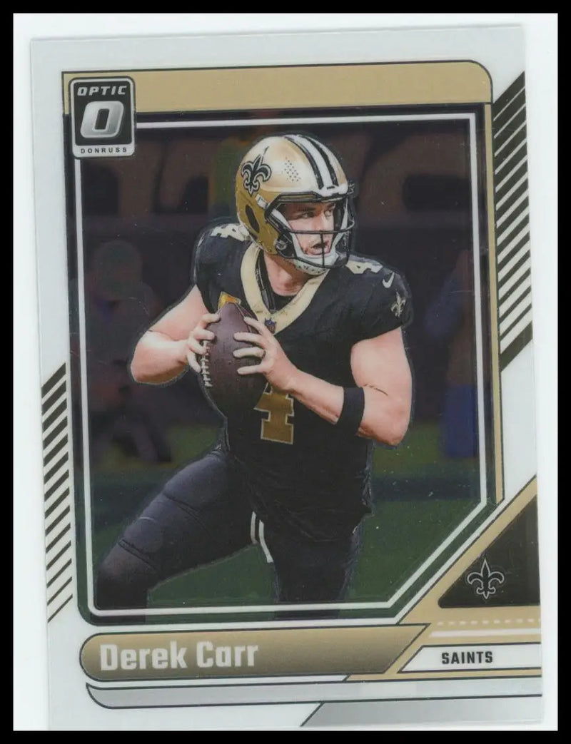 2024 Donruss Optic Derek Carr 139 New Orleans Saints - Football Card Single