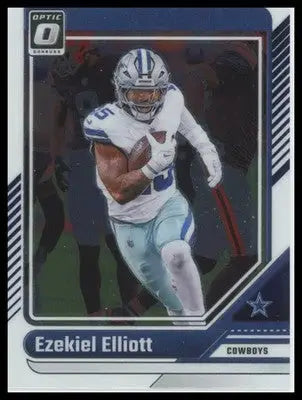 2024 Donruss Optic Ezekiel Elliott 51 Dallas Cowboys - Football Card Single