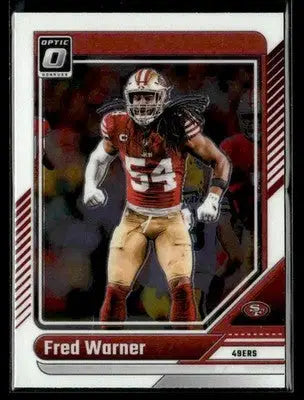2024 Donruss Optic Fred Warner #175 San Francisco 49ers - Football Card Single