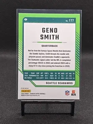 2024 Donruss Optic Geno Smith Stars Prizm #177 Seahawks - Football Card Single
