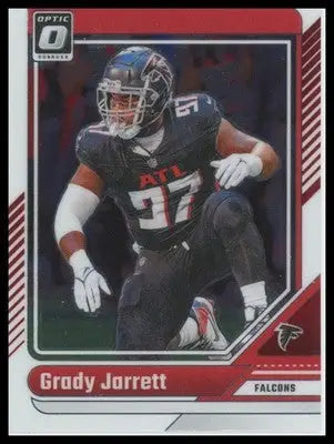 2024 Donruss Optic Grady Jarrett 12 Atlanta Falcons