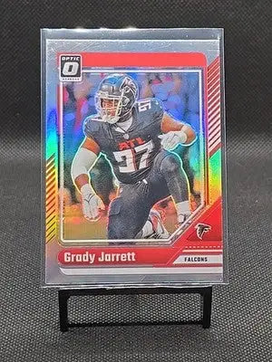2024 Donruss Optic GRADY JARRETT #12 Holo Prizm - Atlanta Falcons - Football Card Single