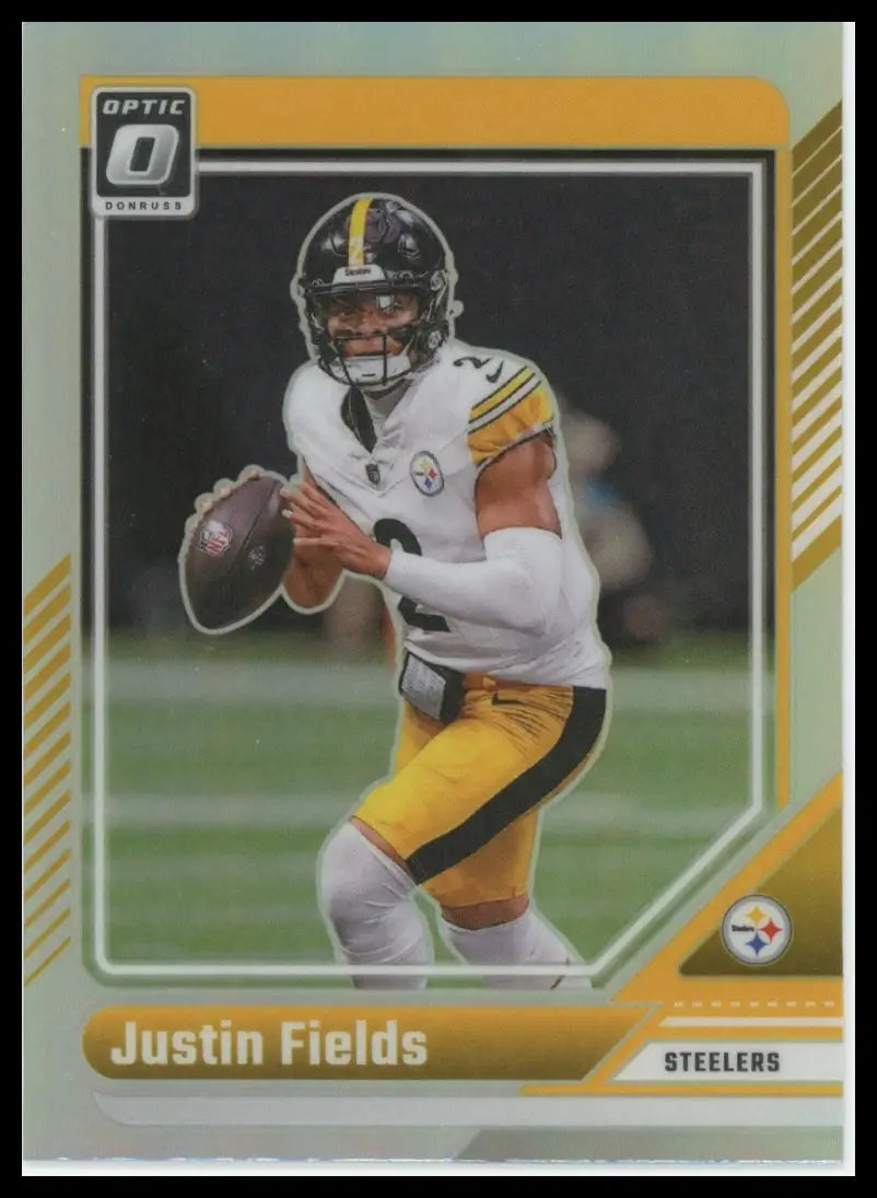 2024 Donruss Optic - Holo Justin Fields 164 Pittsburgh Steelers - Football Card Single