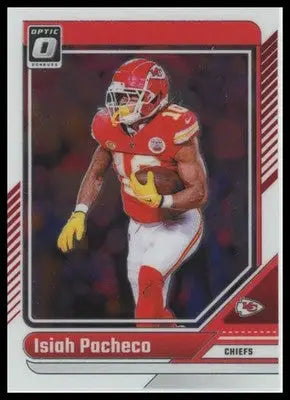 2024 Donruss Optic Isiah Pacheco 95 Kansas City Chiefs