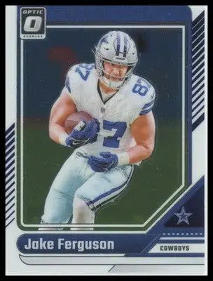 2024 Donruss Optic Jake Ferguson 54 Dallas Cowboys