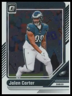 2024 Donruss Optic Jalen Carter 163 Philadelphia Eagles