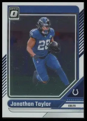 2024 Donruss Optic Jonathan Taylor 83 Indianapolis Colts