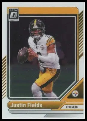 2024 Donruss Optic Justin Fields 164 Pittsburgh Steelers