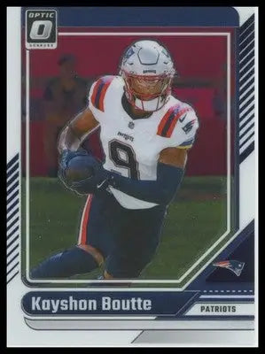 2024 Donruss Optic Kayshon Boutte 137 New England Patriots