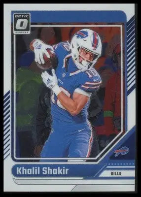 2024 Donruss Optic Khalil Shakir 23 Buffalo Bills