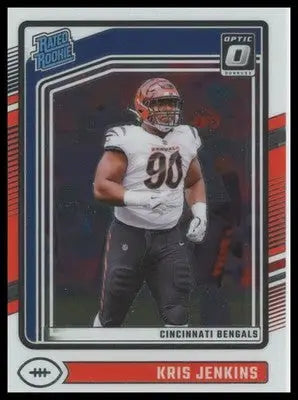 2024 Donruss Optic Kris Jenkins RC 265 Cincinnati Bengals