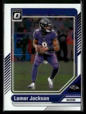 2024 Donruss Optic Lamar Jackson #13 Baltimore Ravens - Football Card Single